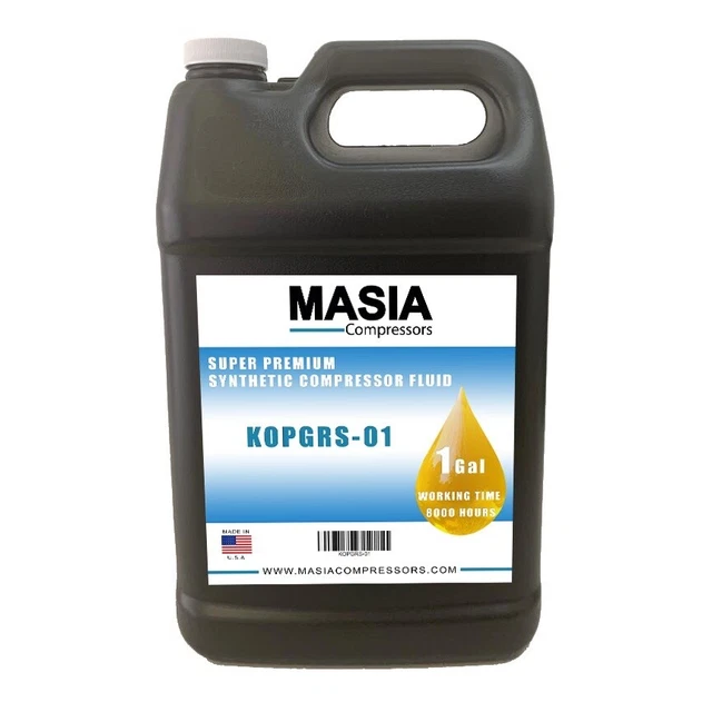 PGRS Oil Non-Poly Synthetic Base 8000 Hr Sullair l Palatek ISO-32 1 GAL