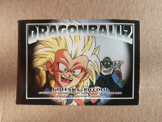 DRAGON BALL Z card - memorial photo n. 102 (Gotenks e Piccolo) - made in Japan