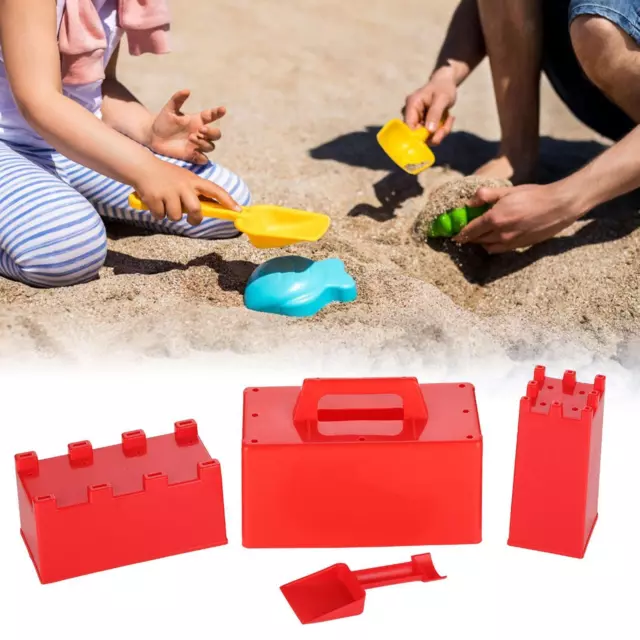 4Pcs/Set Portable Sand Castle Models, Kids Beach Sand Toys, Snow Brick Building