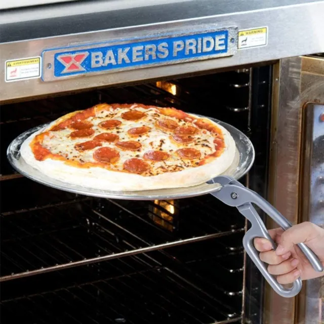 Pizzapfannengreifer Aluminiumlegierung Anti-Britz Ofen Klemme Zange Platte Greifer Werkzeug;