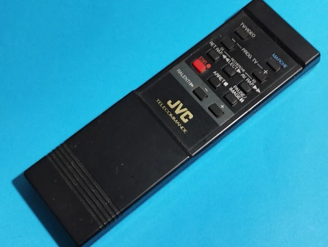 Télécommande D'origine JVC Pour Magnétoscope VHS - Modèle PQ10884 - Occasion Avec Garantie 6 Mois
