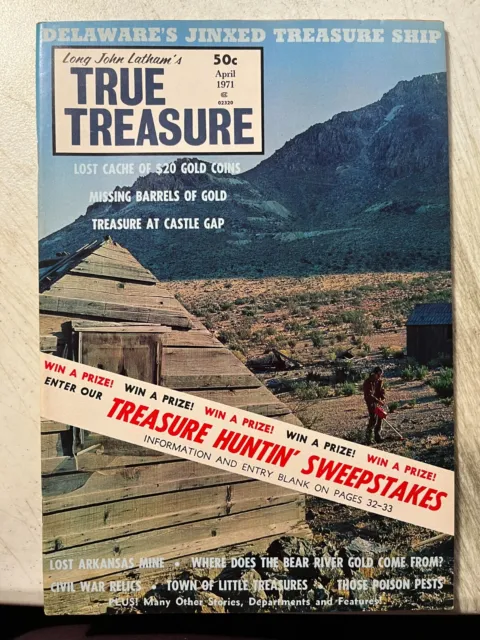 Long John Latham's True Treasure Magazine April 1971 Volume 5 # 4 Castle Gap