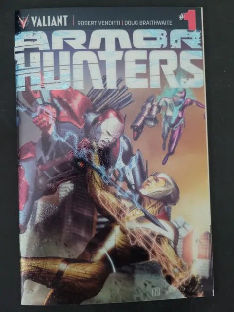 Armor Hunters #1 (2014) Valiant Comics Chromium Wrap Around Cover