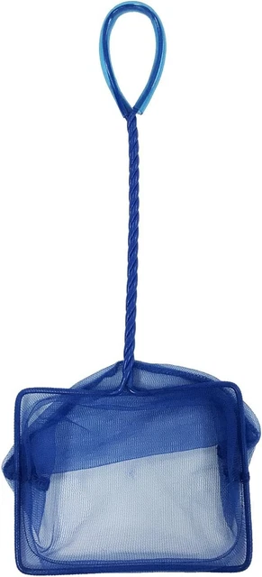 PENN-PLAX Quick-Net Aquarium Fish Nets, Blue or Green -  5" Net