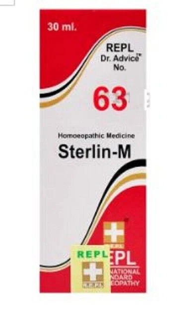 REPL Dr.Consigli Nessun 63 Goccia Omeopatica Medicina 30ml TAGLIA S