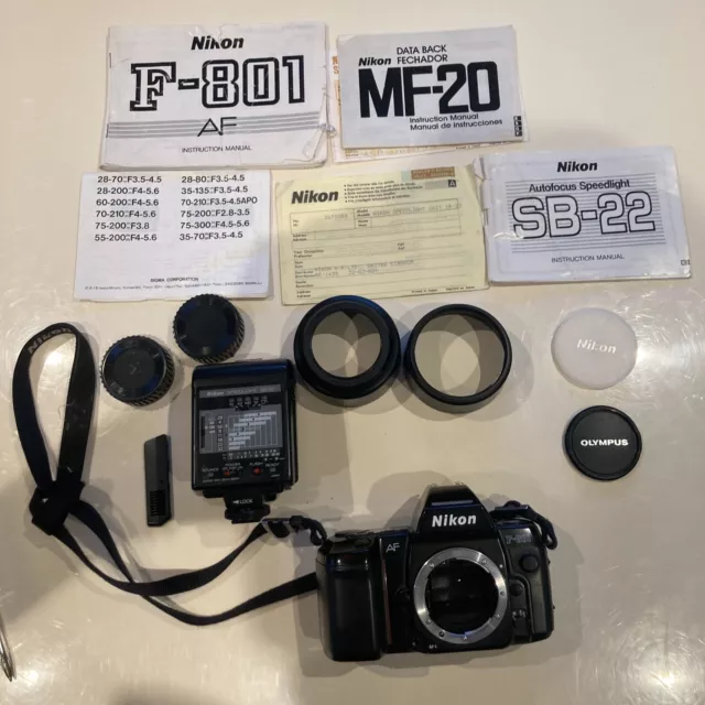 nikon f801 kaina