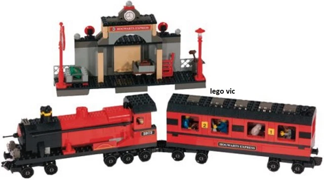 LEGO 4708 HARRY Potter Train Hogwarts Express Complete + 2001 Notice ...