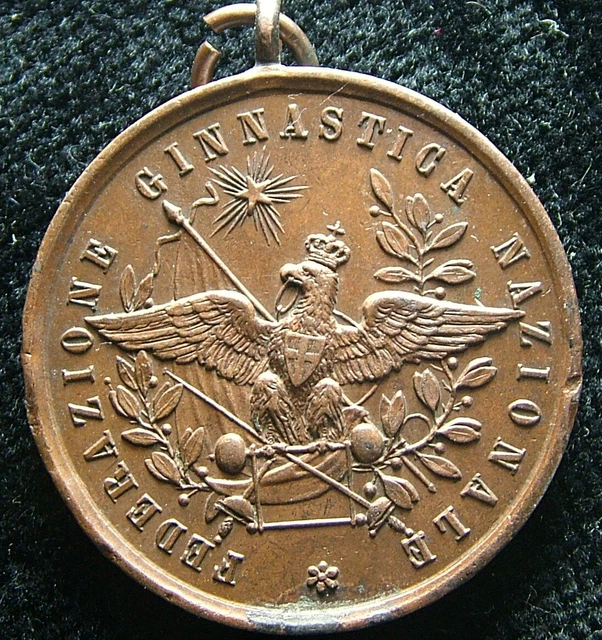 MEDAGLIA CONCORSO GINNASTICO Federazione Ginnastica Nazionale 1900