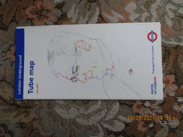 ORIGINAL LONDON UNDERGROUND Tube Map July 2007 Cover John Hough Vg £1. ...