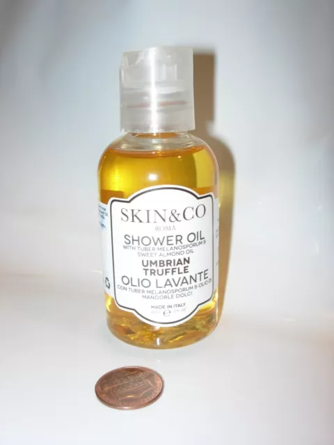 New Skin & Co Shower Oil Umbrian Truffle Travel Size 2 OZ MOISTURIZE BATH OIL