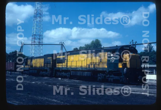 Original Slide C&NW Ry. Chicago & North Western Rare U30Cs 935 & 936 In Mexico