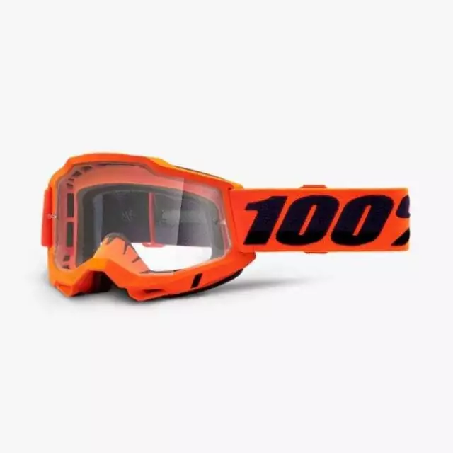 100% (MX23) Goggle - Accuri-2 OTG - Fluo Orange w/Clear