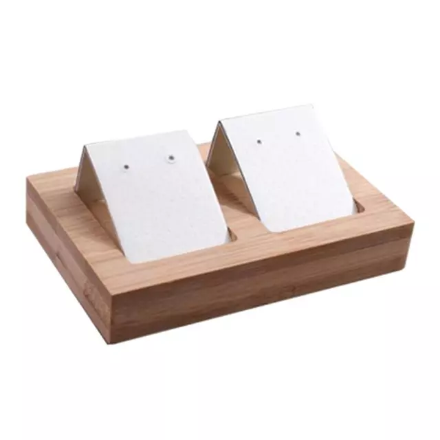 2pcs Earring Card Holder with Tray for Jewelry Accessory Display