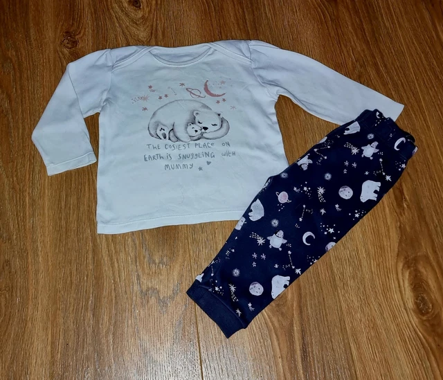 #26 Huge Bundle Of Baby Girls Sleepsuits Pjs Bodysuits Vests Age 9-12 Months 6