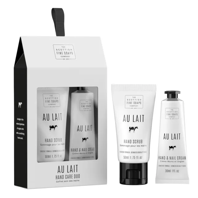 The Scottish Fine Soaps Au Lait Hand Care Duo Hand Therapy