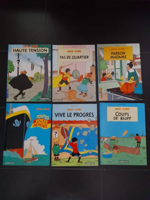 BD Quick et Flupke par Hergé 6 albums