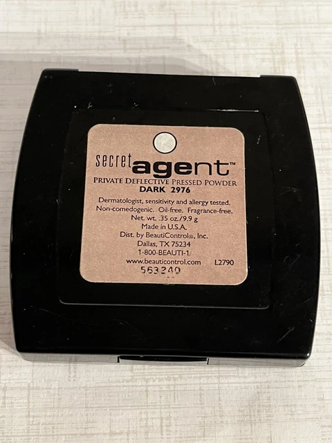 BeautiControl Secret Agent Private Deflective Pressed Powder DARK 2976 READ