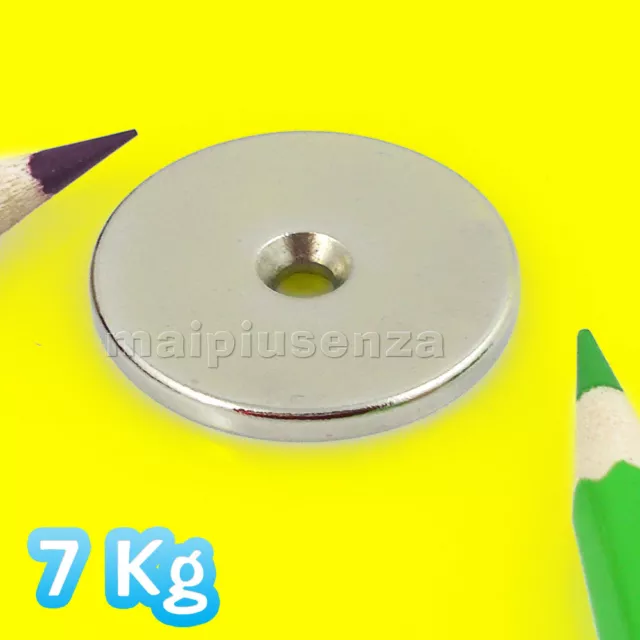 Potente magnete da ufficio al neodimio 8x2 mm