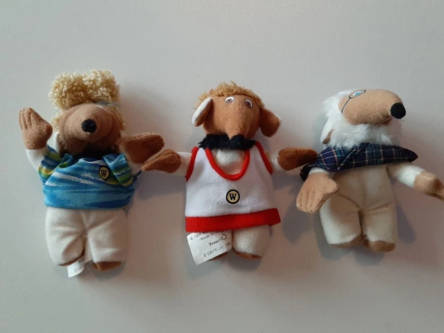 Wombles McDonalds kleines Happy Meal Spielzeug x3