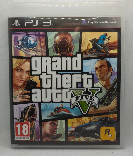 Jeu Grand Theft Auto V (GTA V) Version LATAM Pour PlayStation 3 - Neuf, Sous Blister Scellé