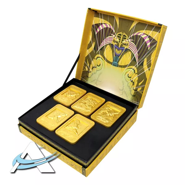 EXODIA THE FORBIDDEN ONE il Proibito 24k Gold Plated Ingot Set YUGIOH FANATTIK