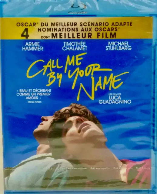 BLU RAY CALL ME BY YOUR NAME édition française NEUF ! A Hammer T Chalamet NEW !
