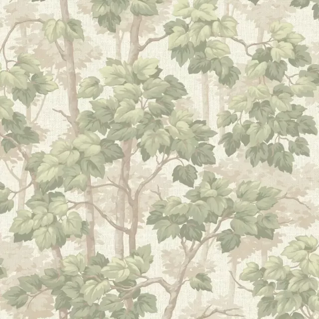Belgravia Giorgio Baum Blumenmuster schwer strukturiert Vinyl Tapete grün 8115