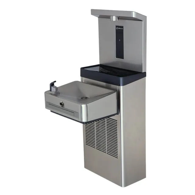 Haws 1211SFH Wall Mounted Drinking Fountain - Stainless Steel