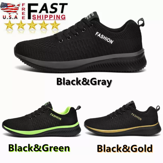 Men's Athletic Shoes Running Fashion Casual Walking Sports Tennis Sneakers Gym