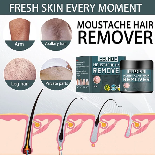 Crema rimozione peli gamba barba liscia non irritante indolore depilatorio