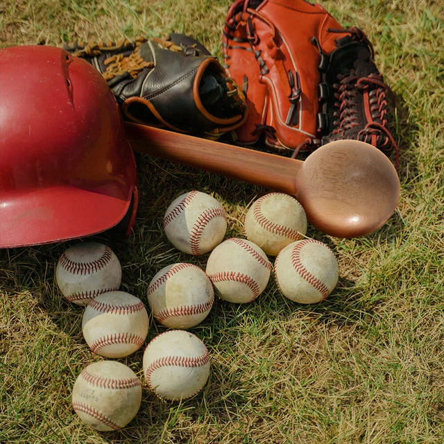 Batte De Baseball En Bois 73cm - 640g - Pour Sport Ou Décoration - Cadeau Unisexe Adulte