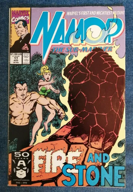 NAMOR THE SUB-MARINER - Vol 1 - No 17 - August/1991 - Marvel Comics