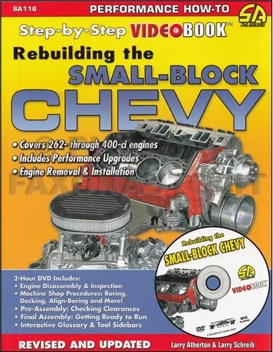 How Pour Reconstruction Chevy V8 Moteur Livre Et DVD 283 305 307 327 350 400