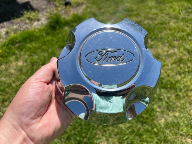 OEM Ford Ranger/Explorer Chrome Center Cap - Part # YL24-1A096-CB, Used But Functional, 5-Lug - View #4