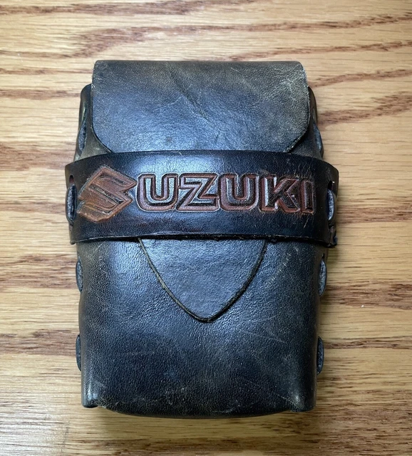 Leather Suzuki Belt Pouch Phone Knife Holder