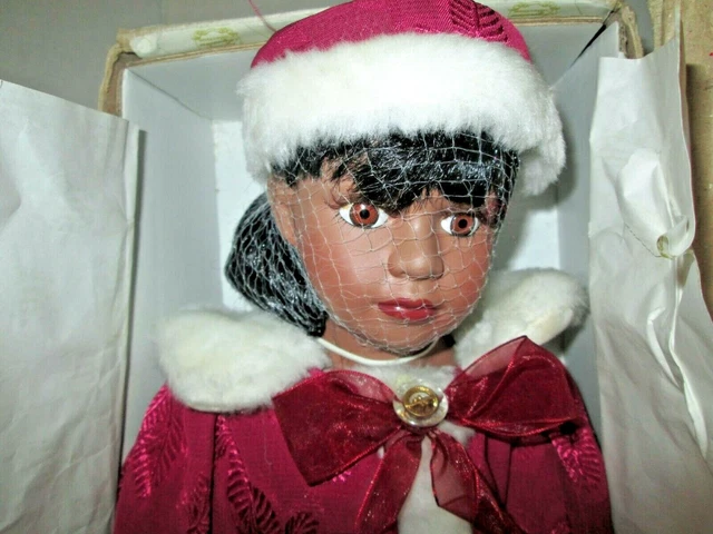 The Heritage Signature Collection "Kayla" african/american porcelain doll *NIB 2