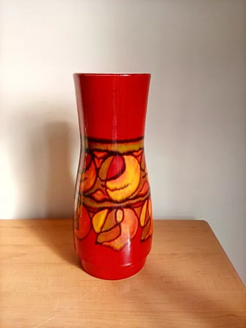 Large vintage Delphus pattern Poole Pottery vase