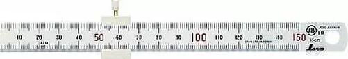 Shinwa 76751 Mini Ruler Scale with Stopper Stainless Steel NEW from Japan #bo2