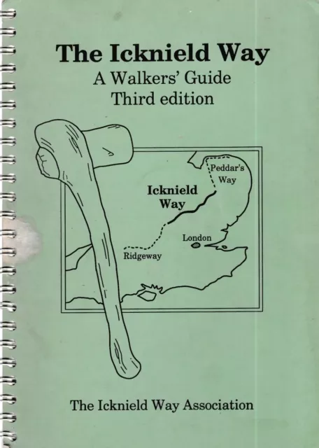The Icknield Way, A Walker's Guide, Third Edition, 1990s Spiralbound Softback