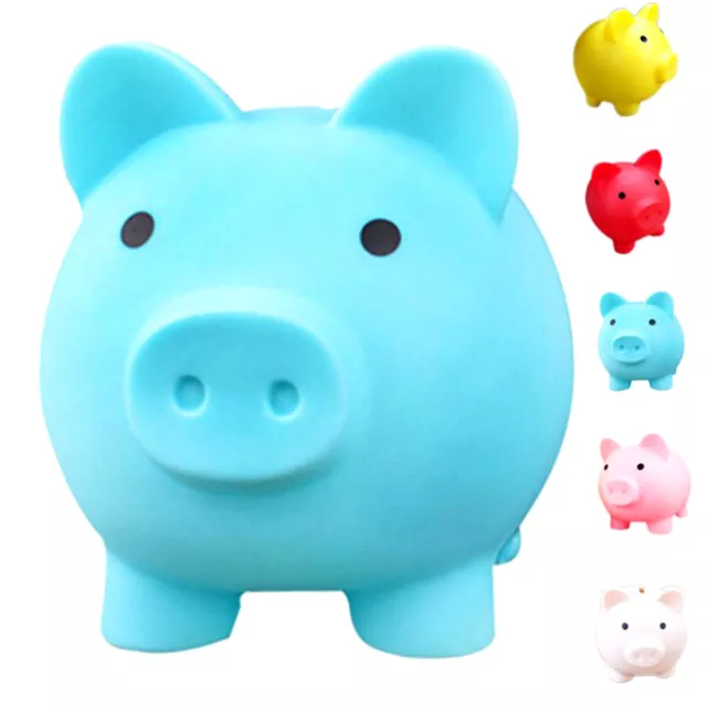 Cartoon Piggy Bank Money Box Enamel Cartoon Piggy Money Saving Coin Box brKrD〕