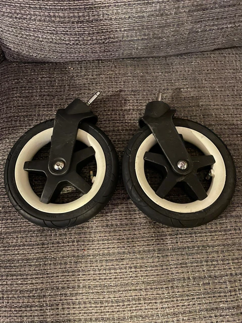 Bugaboo Donkey Air Filled Set of 2 Front Wheels Only.