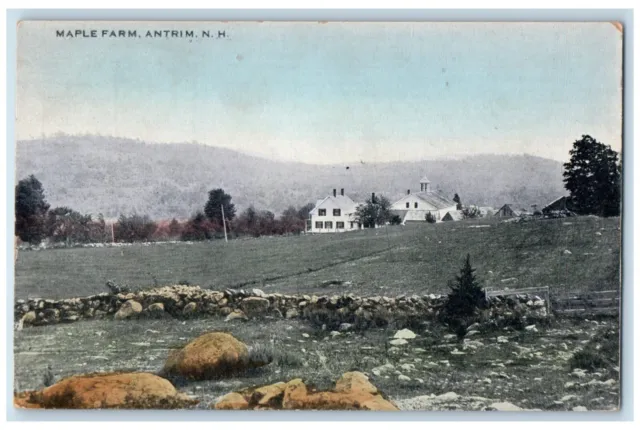 c1910 Rocky Scene, Maple Farm Antrim New Hampshire NH Unposted Postcard