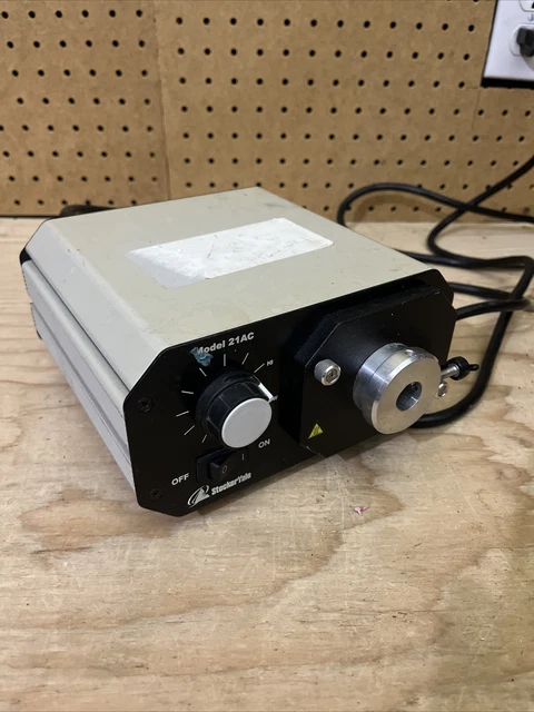 StockerYale Model 21AC Fiber Optic Light Source Sold As Is