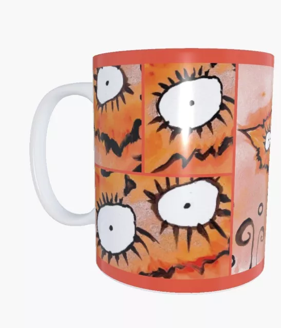Sienna Mayfair Art Cat Eyes Mug Coffee Cup