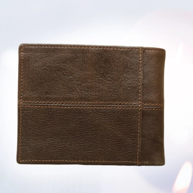 Portafoglio Uomo Lungo In Pelle PU - Multifunzione Con Scomparto Per Telefono, Contanti E Carte, Chiusura Cerniera, Colore Caffè - 4