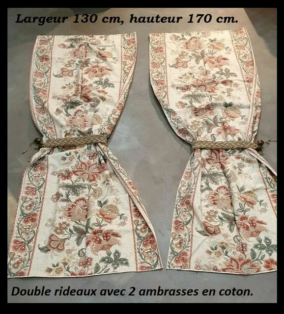 Rideau fleuri avec de belles couleurs