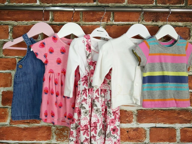 BABY GIRL BUNDLE AGE 3-6 MONTHS NEXT HELLO KITTY M&S etc DRESS CARDIGAN TOP 68CM