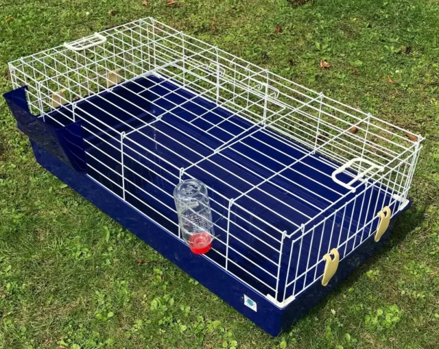 Single Level Indoor Rabbit Cage Setup Small Animal Pet Home Guinea Pig Hutch