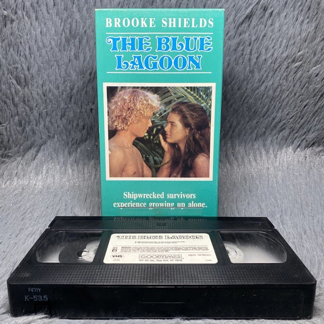 THE BLUE LAGOON VHS 1989 Goodtimes Video Brooke Shields Christopher