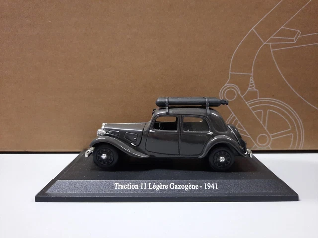 1:43 ATLAS NOREV UH Citroën Traction 11 Légère Gazogène 1941